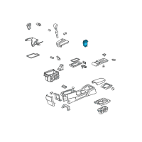OEM 2007 Honda Accord Switch Assembly, Driver Side Heated Seat Diagram - 35650-SDA-A01