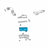 OEM Dodge Caliber Body-Air Cleaner Diagram - 5183089AA