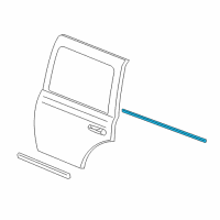 OEM 2007 Dodge Durango Seal-Rear Door Diagram - 55362205AE