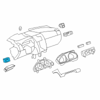 OEM 2016 Chevrolet Traverse Headlamp Switch Diagram - 20919451