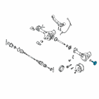 OEM 1988 Nissan D21 FLANGE Assembly Side Diagram - 38220-21G00