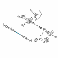 OEM 1998 Nissan Frontier Shaft Sub Assy-Front Drive Diagram - 39204-2S600