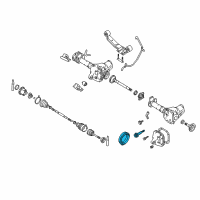 OEM 1997 Infiniti QX4 Gear Set Final Drive Diagram - 38100-05W00