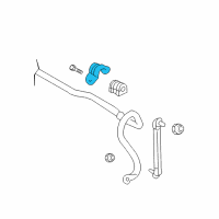 OEM 2012 Nissan Versa Clamp-Stabilizer Diagram - 54614-3BA0A