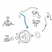 OEM 2016 BMW 330e Vacuum Pipe Diagram - 11-66-8-635-841