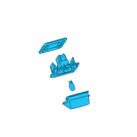 OEM 2014 Toyota Camry License Lamp Bulb Diagram - 81270-06031