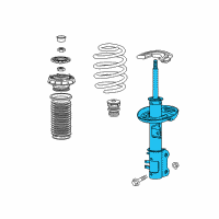 OEM Chevrolet Trax Front Suspension Strut Assembly Diagram - 95440469