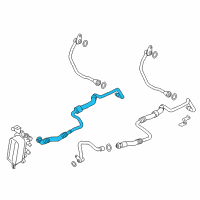 OEM 2012 BMW 550i Oil Cooling Pipe Outlet Diagram - 17-22-7-599-920