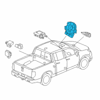 OEM 2019 Honda Pilot Reel Assembly, Cable Diagram - 77900-TG7-A52