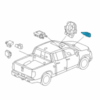 OEM 2019 Honda Ridgeline Sensor Assy., FR. Crash (Denso) Diagram - 77930-T6Z-B11