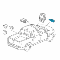 OEM Honda Passport Sensor Assy., FR. Crash (Denso) Diagram - 77930-T6Z-B11