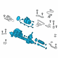 OEM 2019 Honda Clarity Rack Assembly, Power Steering (Eps) (Service) Diagram - 53650-TRW-F42