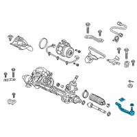 OEM 2020 Honda Clarity End Complete Tie Rod L Diagram - 53560-TRT-J11