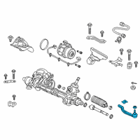 OEM Honda Clarity End Complete Tie Rod L Diagram - 53560-TRT-J11