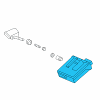 OEM 2015 Acura ILX TPMS Unit Diagram - 39350-TX6-A11