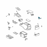 OEM 2004 Lexus ES330 Lamp Sub-Assy, Console Box Diagram - 81206-33010