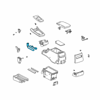 OEM Lexus Socket Assembly, Power Outlet Diagram - 85530-33060