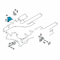 OEM Hyundai Palisade Engine Mounting Bracket Assembly Diagram - 21810-S8300