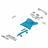 OEM 2012 Ford Escape Floor Pan Assembly Diagram - AL8Z-7811215-A