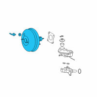 OEM Pontiac Vibe Power Brake Booster (Vacuum) Diagram - 19204760