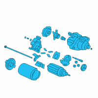 OEM 2014 Honda CR-V Starter Motor Assembly Diagram - 31200-R5A-A02