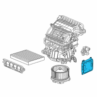 OEM 2020 Honda CR-V CPU ASSY-, AUTO A/C Diagram - 79600-TLA-A42