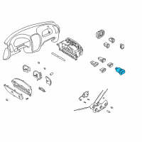 OEM Hyundai Accent Switch Assembly-Hazard Warning Lam Diagram - 93790-25000