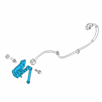 OEM 2018 Kia Stinger Unit Assembly-HEADLAMP Automatic L Diagram - 92190J5000