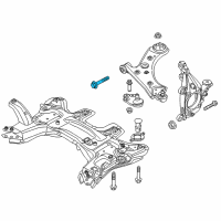 OEM Jeep Compass Bolt-TORX Head Diagram - 6511468AA