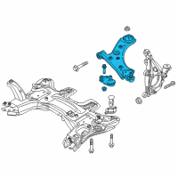 OEM 2021 Jeep Renegade Front Lower Control Arm Diagram - 68248006AA