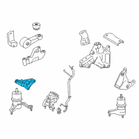 OEM 2017 Toyota Avalon Front Bracket Diagram - 12315-0P020