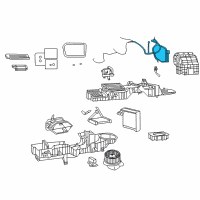 OEM 2007 Dodge Ram 1500 Wiring-A/C And Heater Diagram - 68004245AA