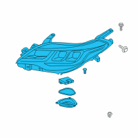 OEM Toyota Avalon Composite Assembly Diagram - 81110-07180