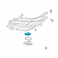 OEM Toyota Avalon Control Module Diagram - 85967-07020