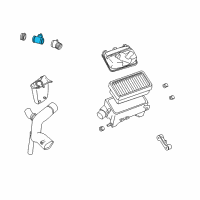 OEM Cadillac Catera Air Mass Sensor Diagram - 90528435