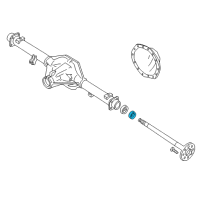 OEM GMC Sierra 1500 HD Axle Seal Diagram - 19180849