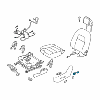 OEM 2021 Nissan Altima Switch Assembly_Seat Lumber Diagram - 87317-6CC3D