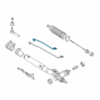 OEM Buick Lucerne Pipe Kit, Steering Gear(Long) Diagram - 26073814