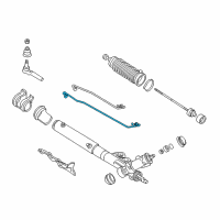 OEM Buick Lucerne Pipe Kit, Steering Gear(Short) Diagram - 26073813