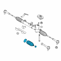 OEM 2016 Ram ProMaster City Boot-Steering Gear Diagram - 68267196AA