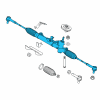 OEM Ram Rack And Pinion Gear Diagram - 68391080AA