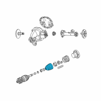 OEM 2002 Lincoln Navigator Boot Kit Diagram - F65Z-3A331-AA