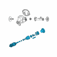 OEM 1997 Ford F-150 Shaft & Joint Assembly Diagram - 5L3Z-3B436-A