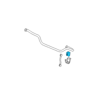 OEM 2000 Jeep Grand Cherokee BUSHING-SWAY Bar Diagram - 52088284AB