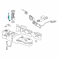 OEM 2022 Chevrolet Express 2500 Fuel Gauge Sending Unit Diagram - 84168837