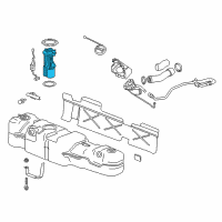 OEM 2022 GMC Savana 3500 Fuel Pump Diagram - 85110431