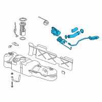 OEM 2019 Chevrolet Express 3500 Filler Pipe Diagram - 84136770