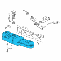 OEM 2017 GMC Savana 3500 Fuel Tank Diagram - 84236133