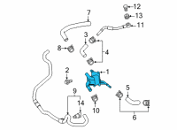 OEM Toyota RAV4 Oil Cooler Diagram - G125A-42010