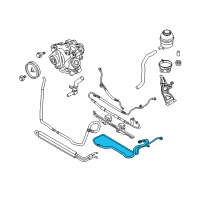 OEM BMW M3 Return Pipe Diagram - 32-41-2-283-598